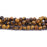 Tiger Eye Yellow 6mm Round Large Hole Beads - 8 Inch