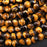 Natural Tiger's Eye 6mm Faceted Coin Bead Strand - AAA Grade