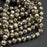 Titanium Pyrite 6mm Faceted Round Bead Strand