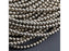 Titanium Pyrite 4mm Smooth Round Bead Strand