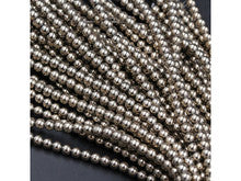 Titanium Pyrite 6mm Smooth Round Bead Strand