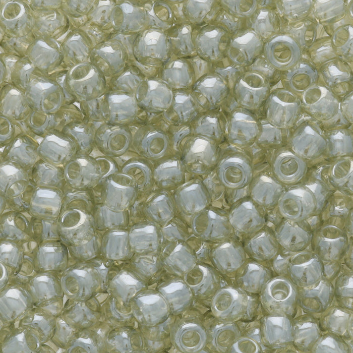 Toho RE:Glass Seed Beads, Round Size 11/0, #5113 Luster Black, (2.5" Tube)