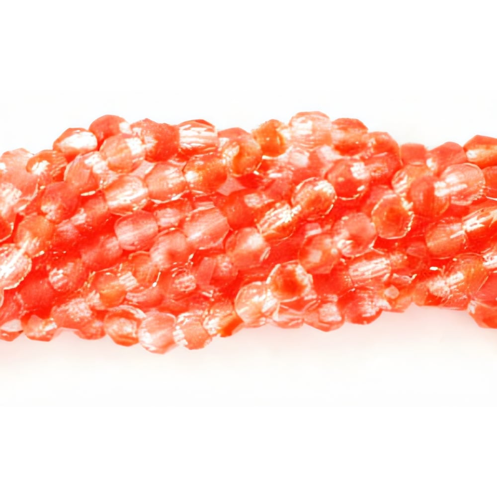 Czech 3mm Fire Polished - HurriCane - Peach Pleasure (50pcs)