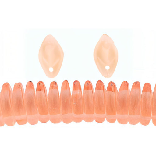 Czech Leaves 12/7mm Rosaline (50pcs)