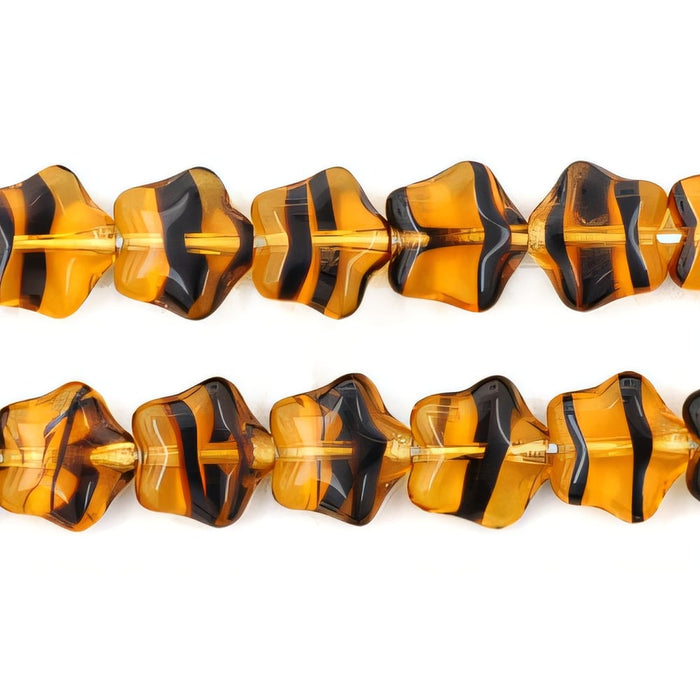 Czech Stars 8mm Tortoise (25pcs)