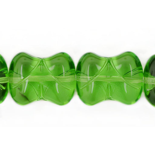 Czech Bow Ties 16/13mm Olivine (25pcs)