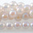 White Agate 8mm Rainbow Plated Round Faceted - Limited Editions