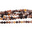 Dakota Stones Wood Opalite 6mm Round 8-Inch Bead Strand