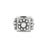 Clear Crystal Rhinestone Cube Bead for 2mm Leather