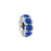 Sapphire Rhinestone Rondelle Bead for 2mm Leather