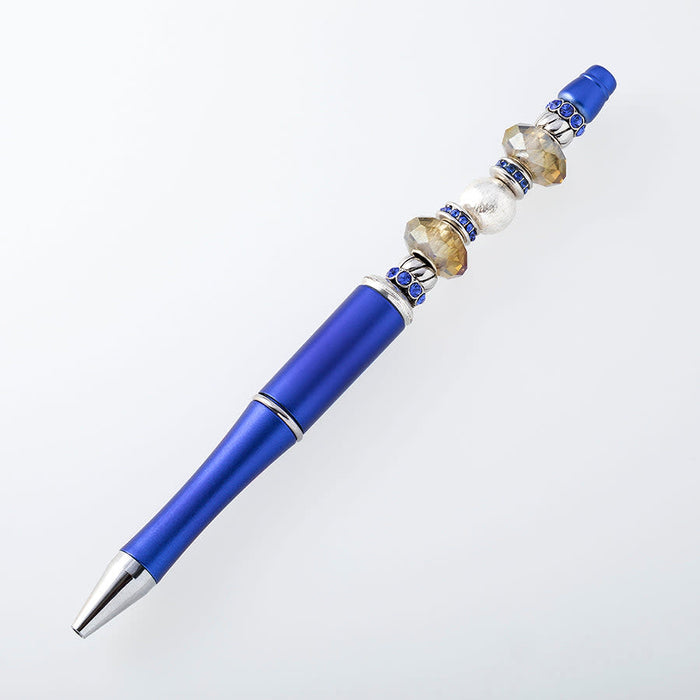 Beads with Bead Pen Kit - Silver and Blue Beads with  Blue Pen - Limited Edition