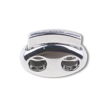 17mm Rhodium Plated Adjustable Spring Clasp
