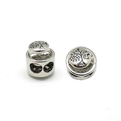 11mm Silver Round Adjustable Spring Clasp