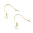 Coiled French Earring Wires - Gold Filled (1 Pair)