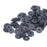 8mm Vinyl/Vulcanite Heishi Beads - Black