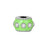 Petite Lime Enamel with Clear Crystals Bead - Interchangeable (2 Pieces)