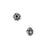 6mm Antique Silver Plated Bali Style Pamada Beads - 10 Pack