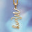 38x15mm Merry Charm with Bail - Gold Plated