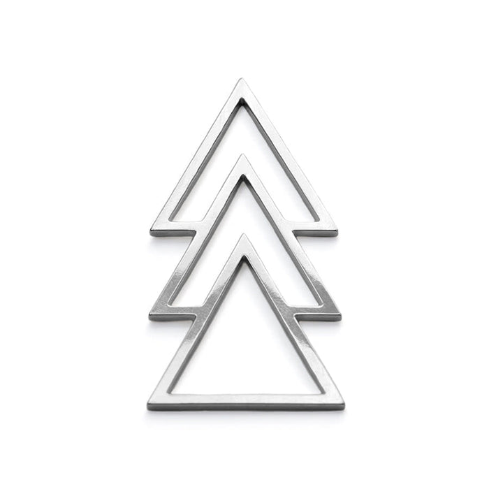 55x25mm Christmas Tree/Arrow Connector/Pendant - Rhodium Plated