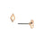 Cymbal Provatas Rose Gold Plated Earrings for GemDuo