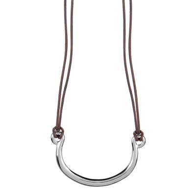 65mm Silver Curved Bar Connector