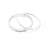 Rhodium Plated Bangle with Twist Off Bezel