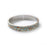 Rhodium Plated Bangle with Twist Off Bezel