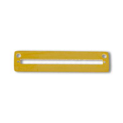 Gold-Plated Stainless Steel Beadable Bar Pendant
