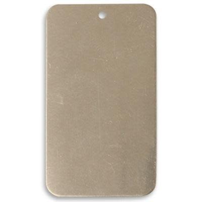 40mm Artisan Pewter Large Rectangle Blank by Vintaj