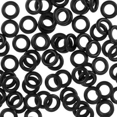 9mm Black Rubber O-Ring
