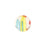 10mm Southwest Flair Cane Glass Beads Round (10 Pieces)