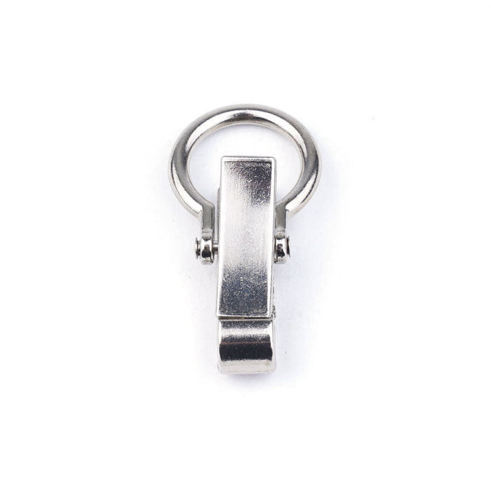 40mm Imitation Rhodium Pinch Clasp with Loop