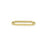 Gold-Plated Stainless Steel Beadable Rectangular Link