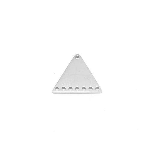 Silver-Plated Stainless Steel Beadable 1 to 7 Triangular Link from the Chic Collection