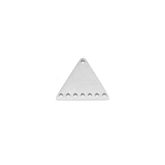 Silver-Plated Stainless Steel Beadable 1 to 7 Triangular Link from the Chic Collection