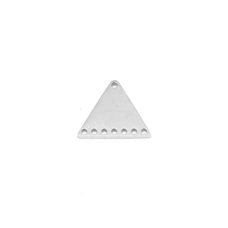 Silver-Plated Stainless Steel Beadable 1 to 7 Triangular Link from the Chic Collection
