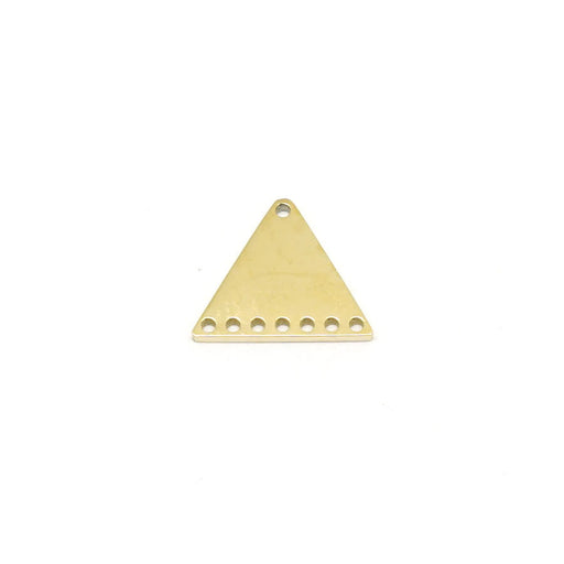 Gold-Plated Stainless Steel Beadable 1 to 7 Triangular Link from the Chic Collection
