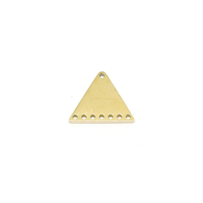 Gold-Plated Stainless Steel Beadable 1 to 7 Triangular Link from the Chic Collection