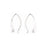 Sterling Silver Small Marquis Ear Wire by Nina Designs (1 Pair)