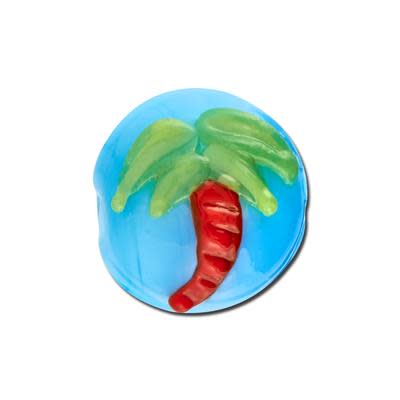 16mm Palm Tree Disc Lampwork Beads (3 Pieces) — Beadaholique