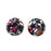 24mm Multi Color Acetate Coin Charm (1 Pair)