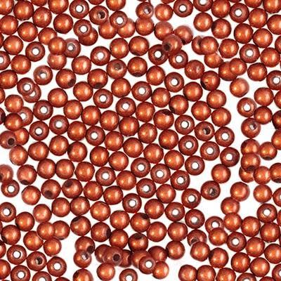 4mm Copper Miracle Bead (25 Pieces)