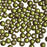 6mm Olive Green Miracle Bead (25 Pieces)