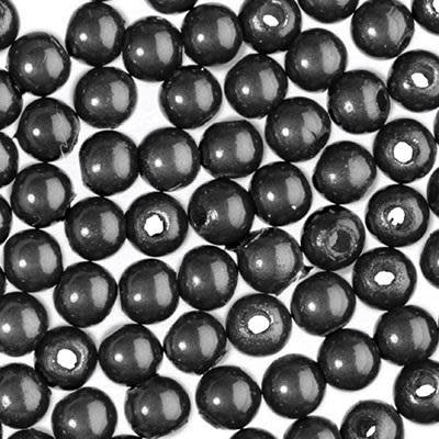 8mm Black Miracle Beads (10 Pieces)