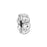 Clear Crystal Rhinestone Rondelle Bead for 2mm Leather