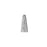 23mm Silver Plated Bali Style Donut Design Bead Cone