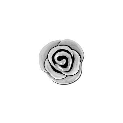 Rose Bead for 2mm Leather