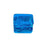 12mm Turquoise Foil Square Bead (5 Pieces)