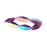 20x8mm Rhombus Czech Glass Beads - Purple with AB Finish