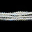 1.5x2mm Clear Faceted Rondelle Crystal Glass Beads